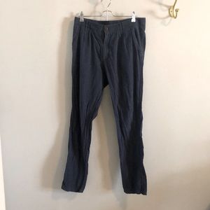 Patagonia linen blue pants